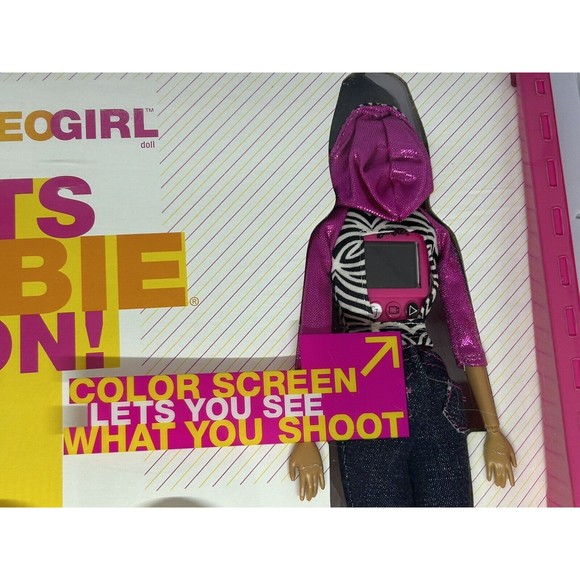 Barbie Video Girl Real Working Camera Color LCD Screen, Playback 1st generation - Picture 15 of 16